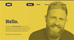 Desktop Screenshot of aaronguetzlaff.com