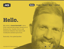 Tablet Screenshot of aaronguetzlaff.com